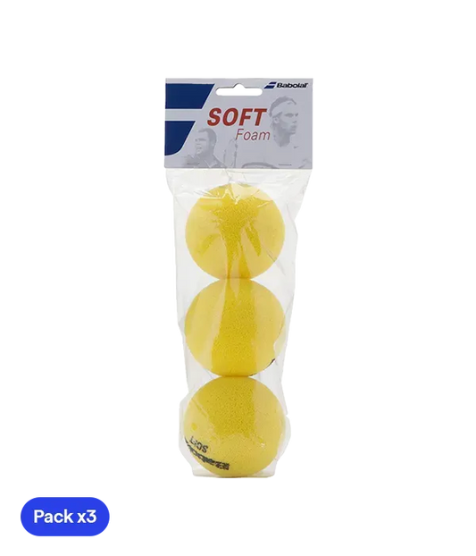 Pelota Babolat Soft Foam (Pack x3)