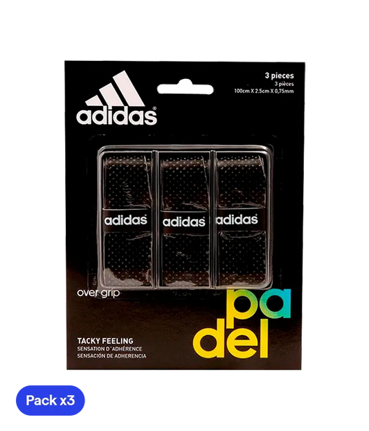 Overgrips Adidas Perforado Negro (Pack x3)