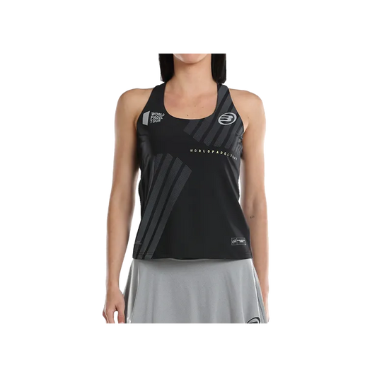 Camiseta Bullpadel WPT Llave Mujer Negra