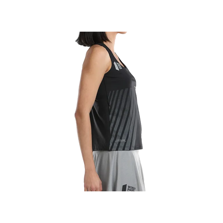 Camiseta Bullpadel WPT Llave Mujer Negra
