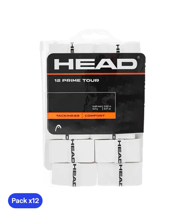 Overgrips Head Prime Tour Blanco (Pack x12)