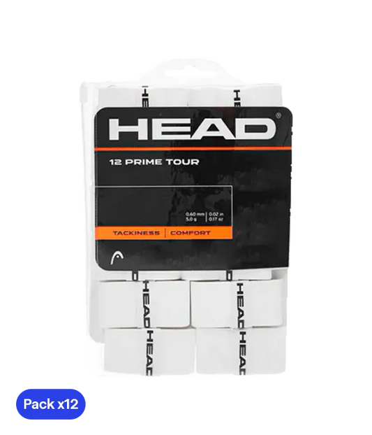 Overgrips Head Prime Tour Blanco (Pack x12)