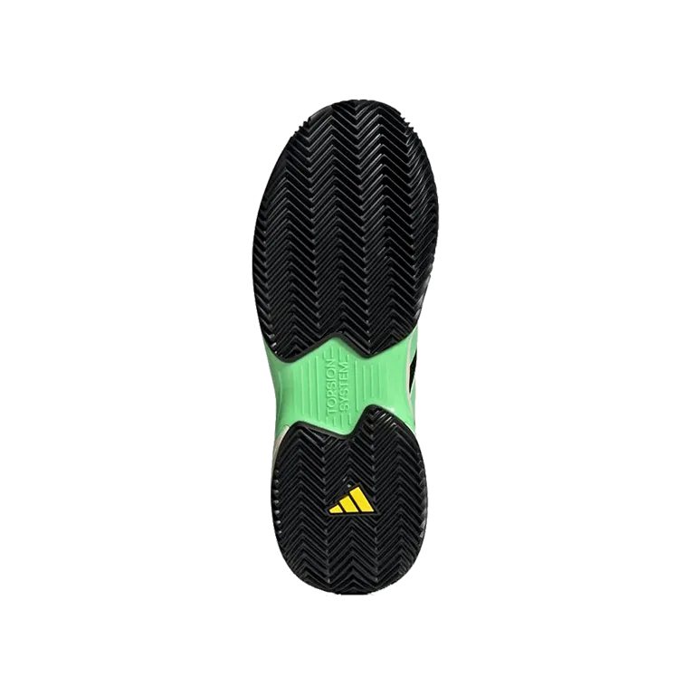 Zapatillas Adidas CourtJam Control Clay Negras/Verde