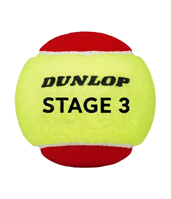 Bote de Pelotas Dunlop Stage 3 Rojo/Amarillo 2025