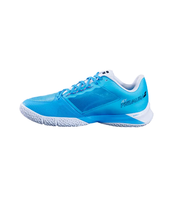 Zapatillas Babolat Jet Premura 2 Cyan Blue/White 2025 J. Lebrón