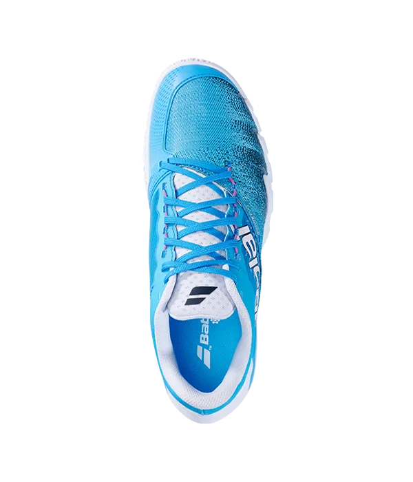 Zapatillas Babolat Jet Premura 2 Cyan Blue/White 2025 J. Lebrón