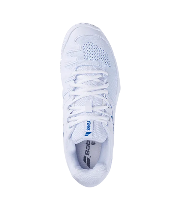 Zapatillas Babolat Sensa Mujer White/Cool Blue