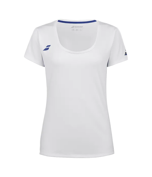 Camiseta Babolat Cap Sleeve Top Mujer Blanco