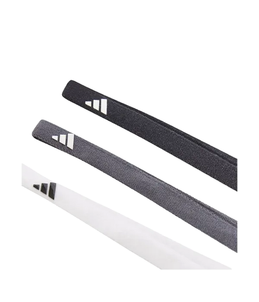 Cinta de Pelo Adidas 3 Colores Blanco/Gris/Negro