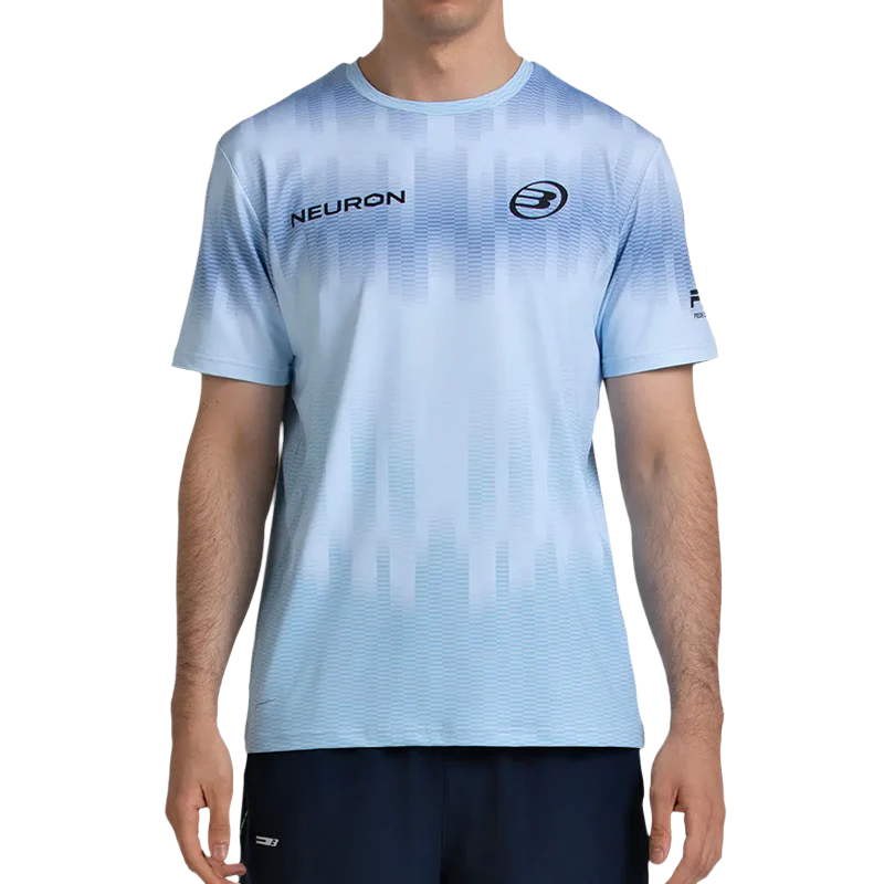 Camiseta Bullpadel Chingotto 26V Azul Glaciar 2026