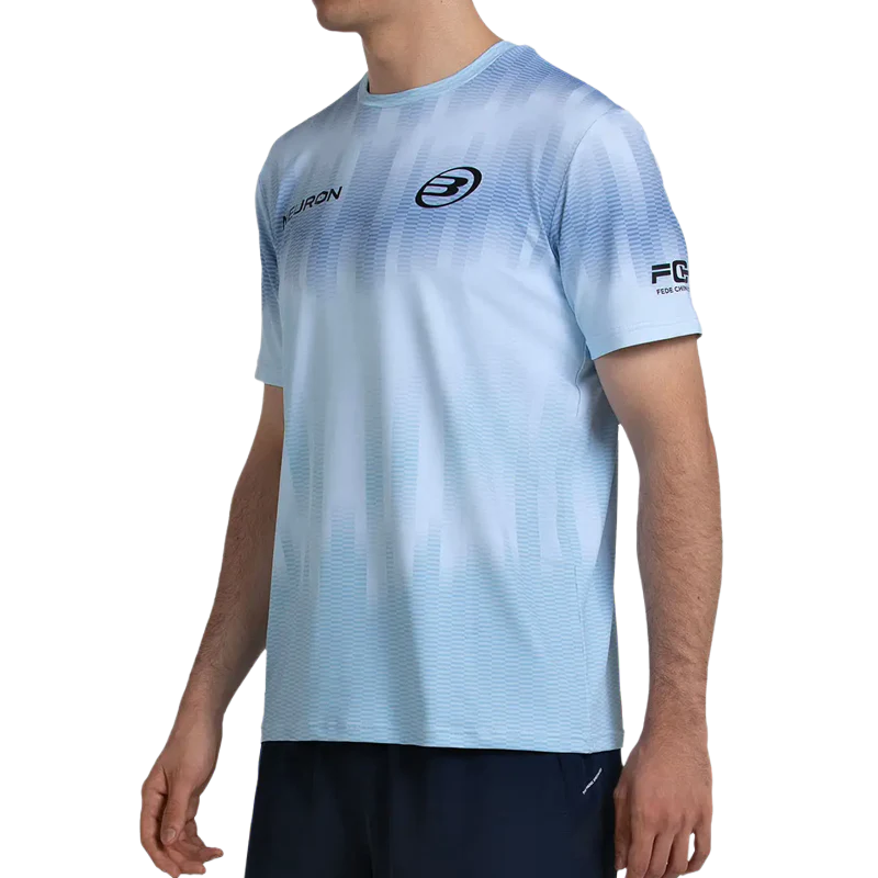 Camiseta Bullpadel Chingotto 26V Azul Glaciar 2026