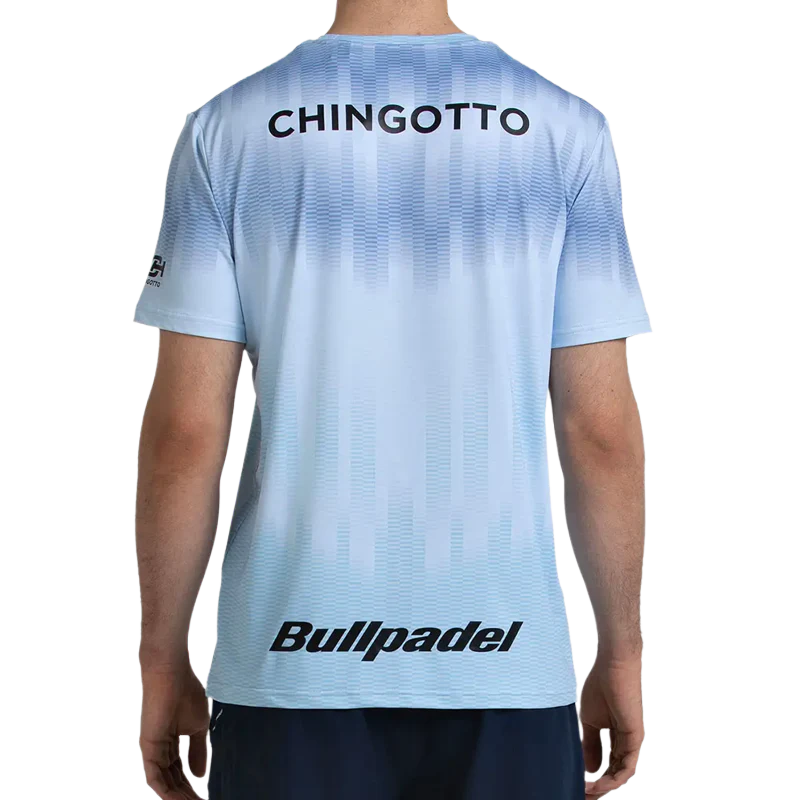 Camiseta Bullpadel Chingotto 26V Azul Glaciar 2026
