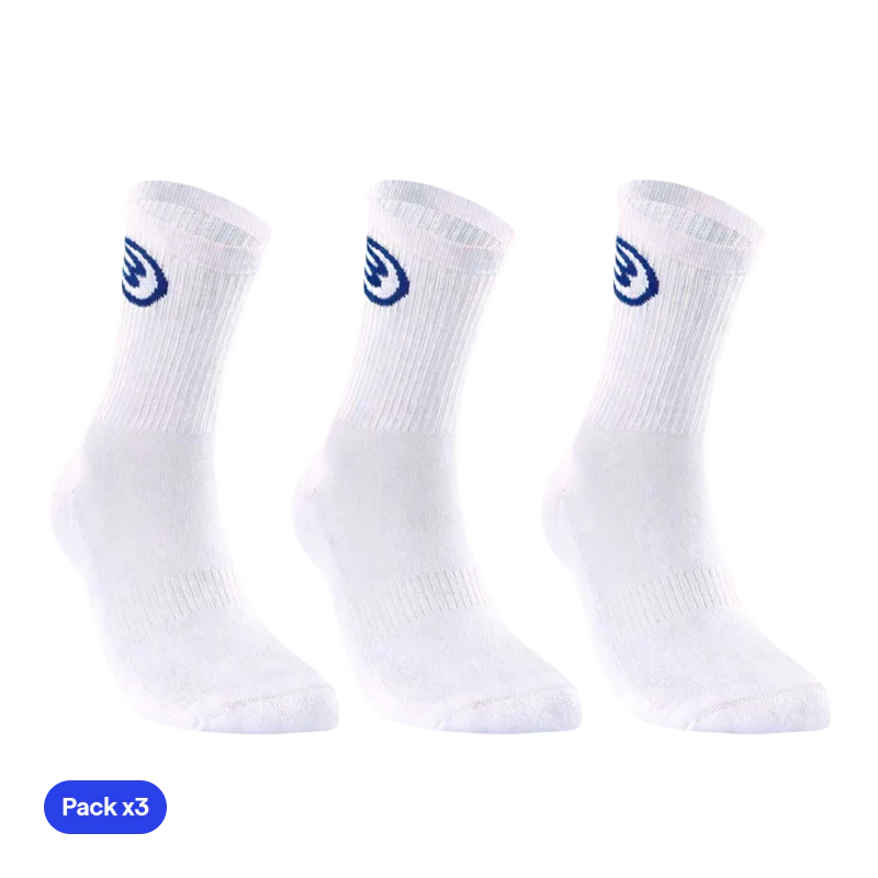 Calcetines Bullpadel BP262 Blancos (Pack x 3)