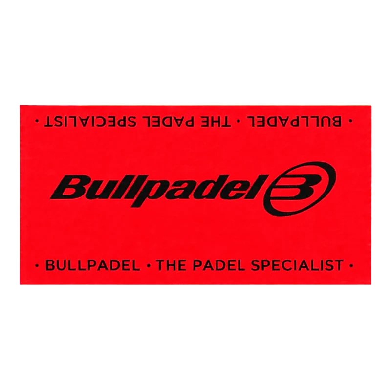 Toalla Bullpadel 150x90 Rojo 2026