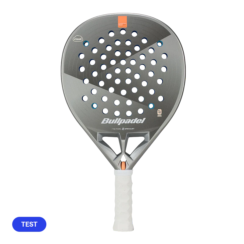 Pala de TEST Bullpadel Hack 04 Hybrid Cloud Paquito Navarro 2026