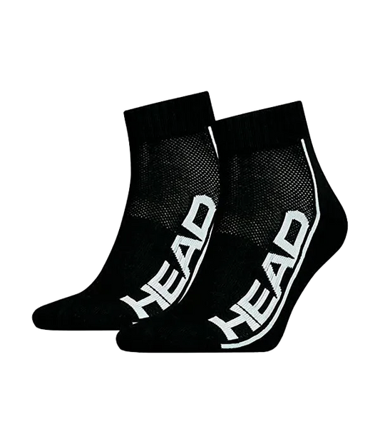 Calcetines Head Performance Quarter Negro (Pack x2)