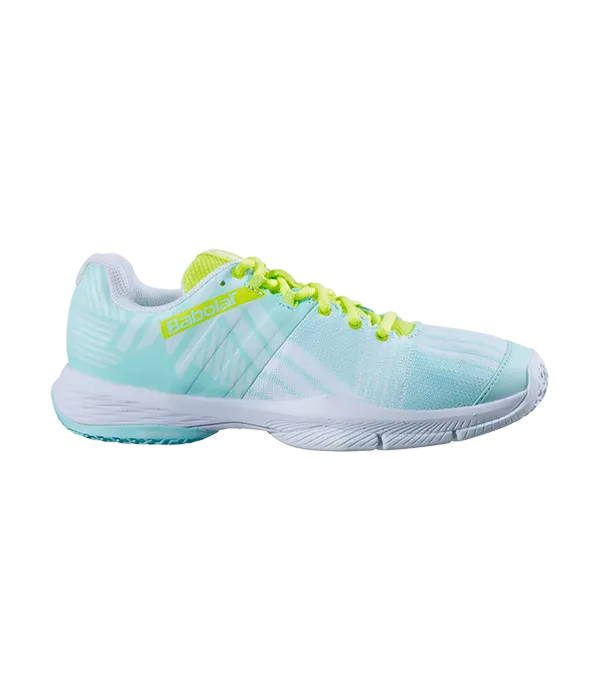 Zapatillas Babolat Sensa Blue/Sulphur Spring Mujer