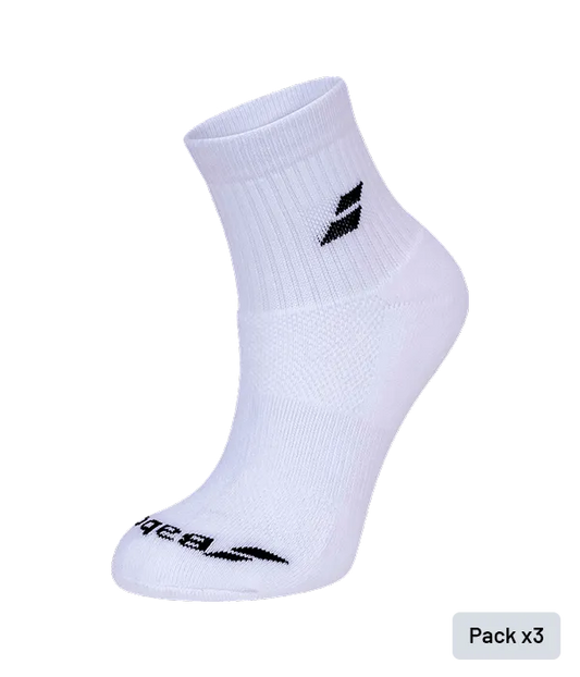 Calcetines Babolat Quarter Blanco (pack x3)