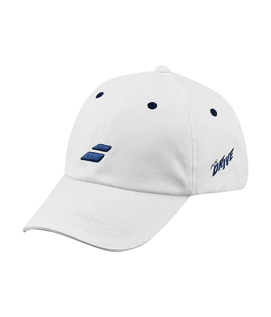 Gorra Babolat Drive Cotton Blanco/Azul 2025