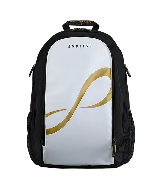 Mochila Endless Icon Blanco/Dorado