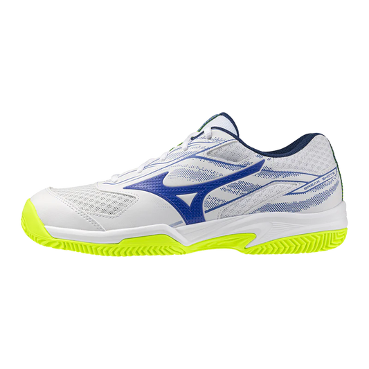Zapatillas Mizuno Break Shot 5 CC Blanco/Amarillo 2026