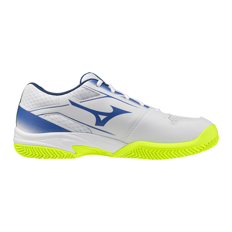 Zapatillas Mizuno Break Shot 5 CC Blanco/Amarillo 2026