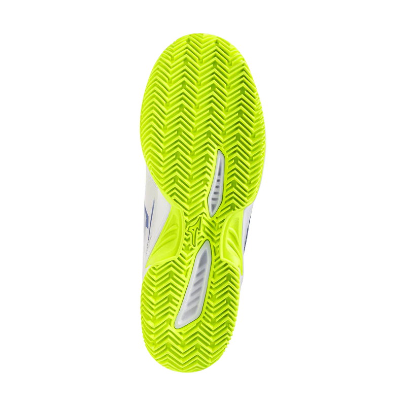 Zapatillas Mizuno Break Shot 5 CC Blanco/Amarillo 2026