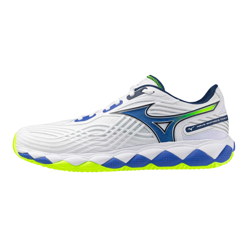 Zapatillas Mizuno Wave Enforce Tour 2  Blanco/Azul  2026
