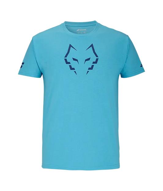 Camiseta Babolat Algodon Cyan 2025 J. Lebron