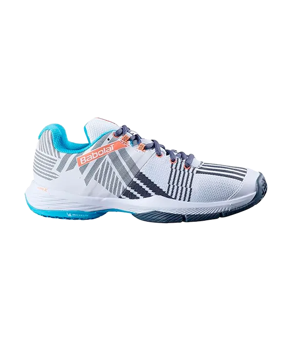 Zapatillas Babolat Sensa Mujer White/Canyon Sunset