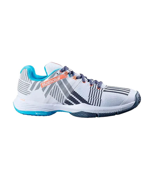 Zapatillas Babolat Sensa Mujer White/Canyon Sunset