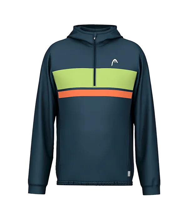 Sudadera Head TopSpin Navy/Verde 2025