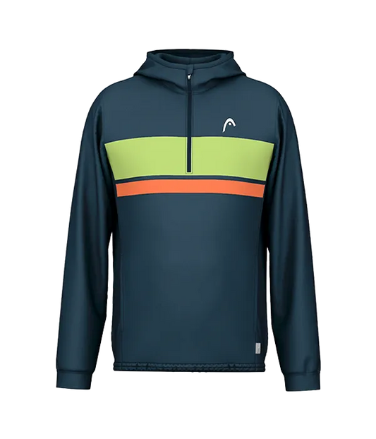 Sudadera Head TopSpin Navy/Verde 2025