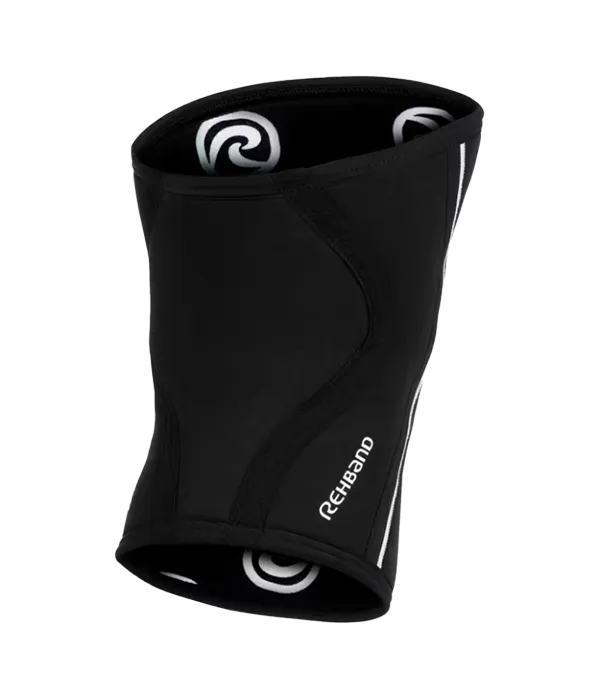Rodillera Rehband RX Negro Logo Blanco