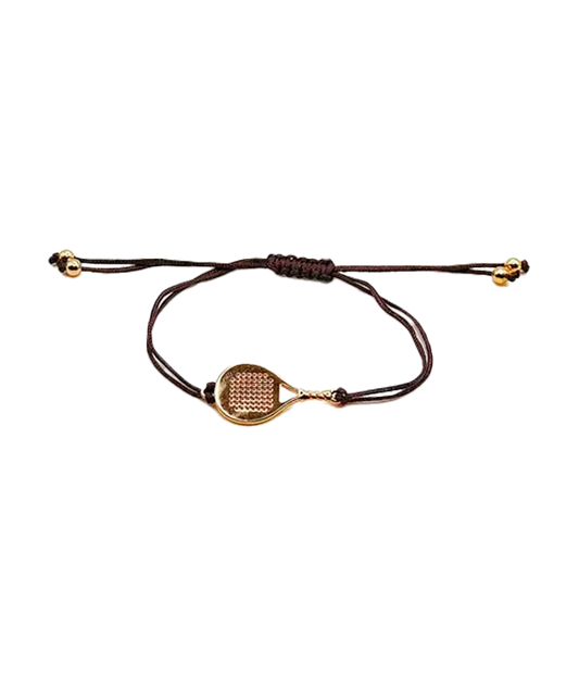 Pulsera VdP Macramé Pala en Oro