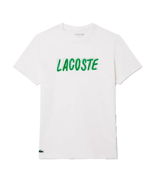 Camiseta Lacoste Ultra Dry Blanco 2025