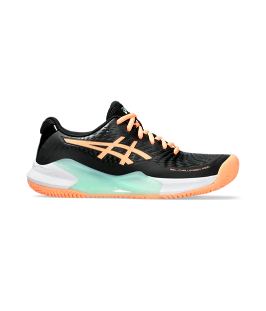 Zapatillas Asics Gel-Challenger 14 Padel Mujer Black/Bright Sunstone