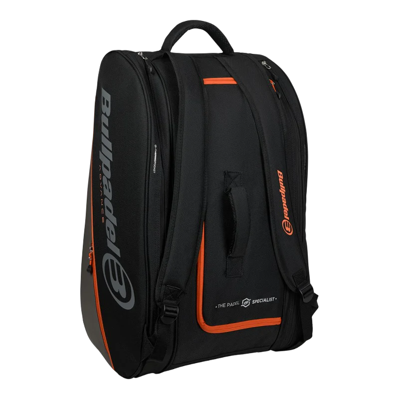 Paletero Bullpadel Advance Negro/Naranja 2026