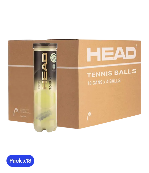 Cajón Pelotas Head Tour XT (x4) (Pack x18)