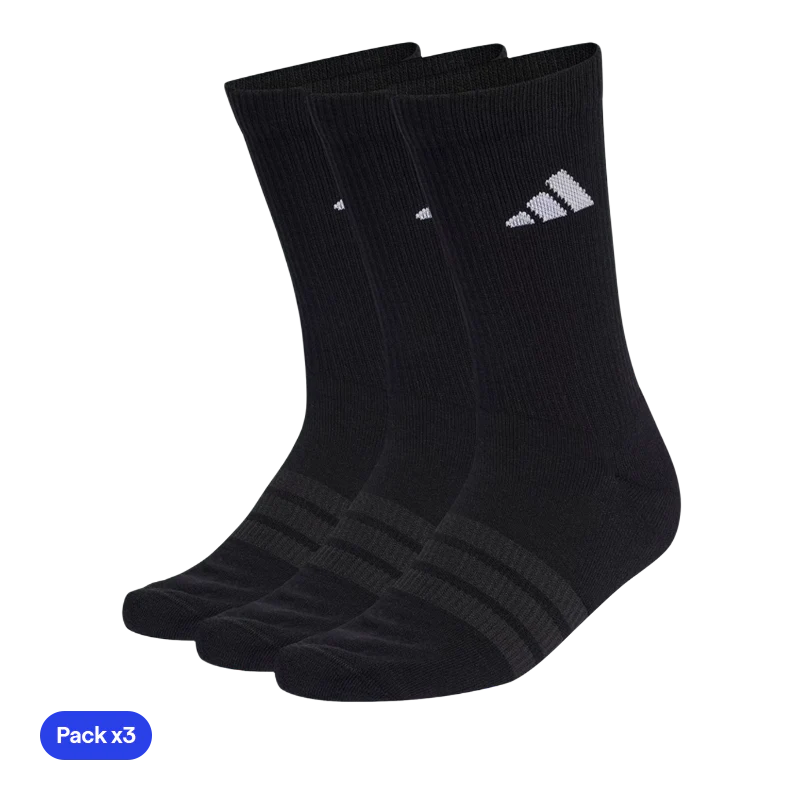 Calcetines Adidas Largos Clasicos Negro (Pack x3) 2026