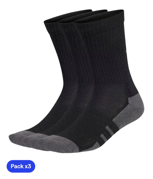 Calcetines Adidas Largos Crew Sock Negro/Blanco 2025