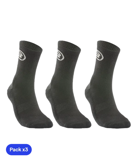 Calcetines Bullpadel BP252 Negros
