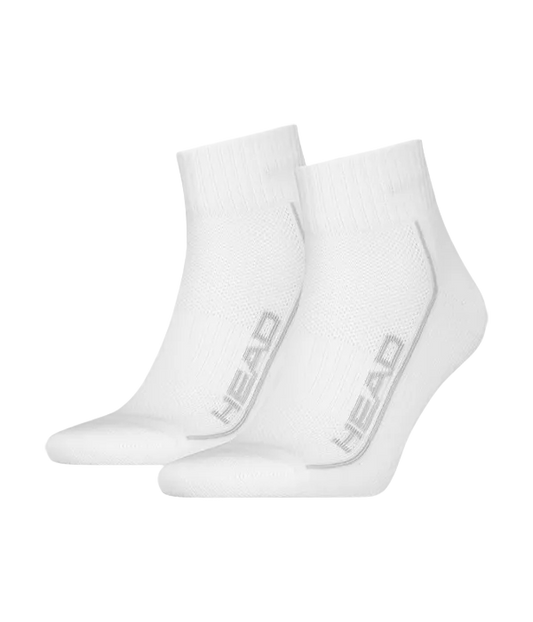 Calcetines Head Performance Quarter Blanco (Pack x 2)