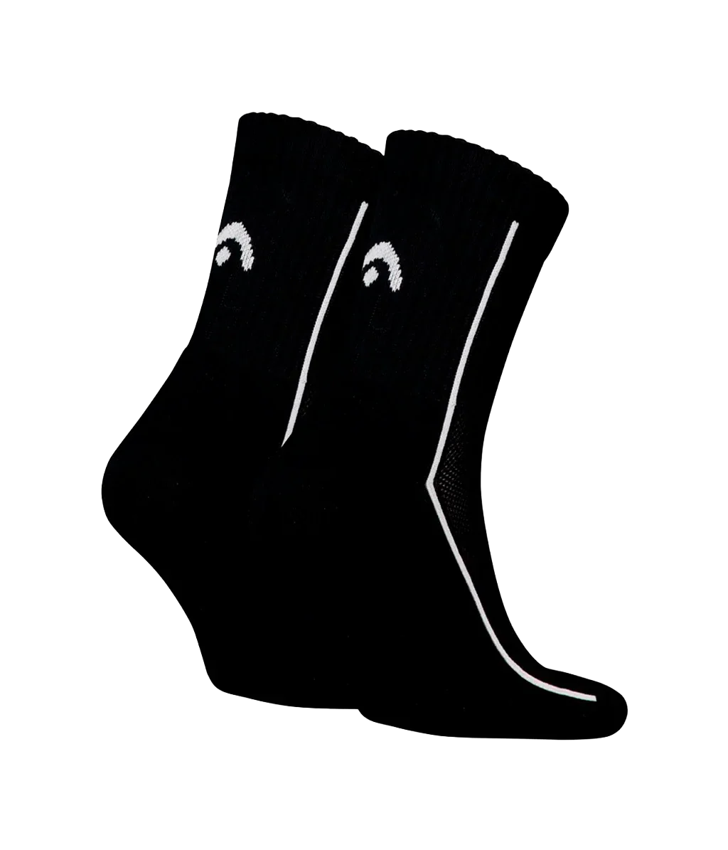 Calcetines Head Performance Short Crew Negro (Pack x2)
