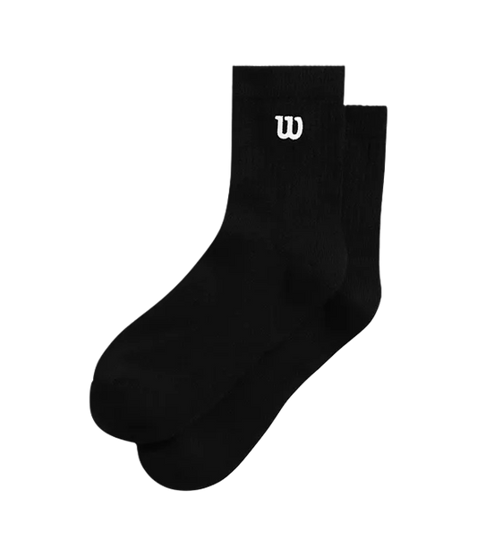 Calcetines Wilson Quarter Top Bright Black 2025