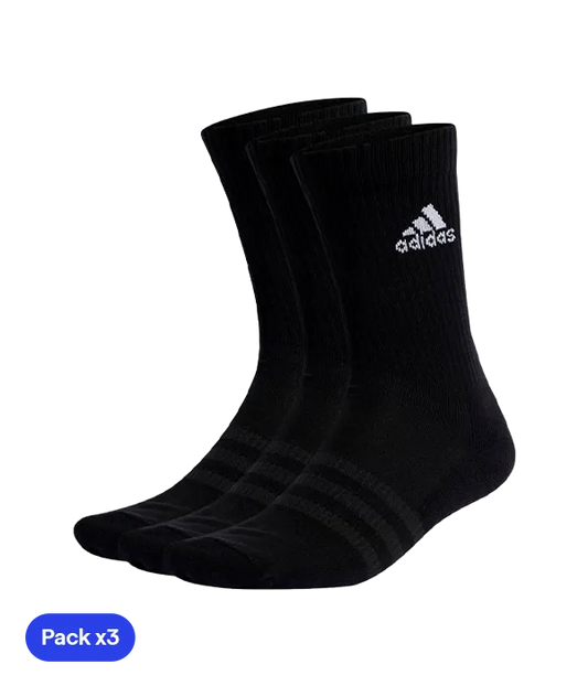 Calcetines Adidas Clásicos Negro (Pack x3)