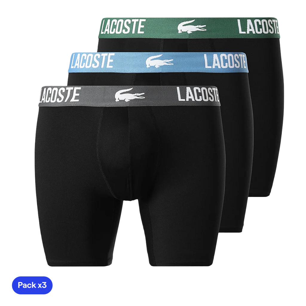 Calzoncillos Lacoste Recycled Polyamide (Pack x3)