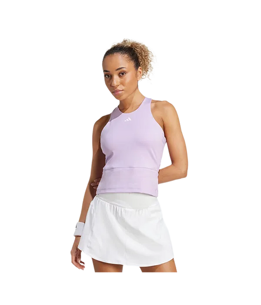 Camiseta Adidas con sujetador Y-TANK MIDI Morado 2025