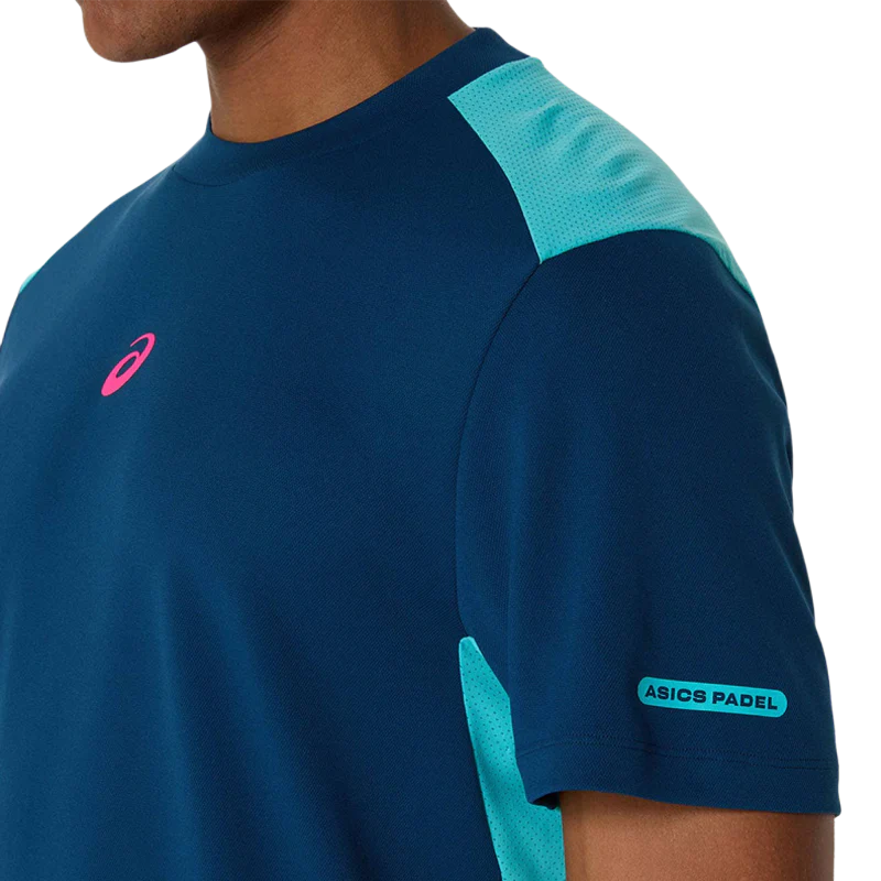 Camiseta Asics Court SS Mako Blue 2025