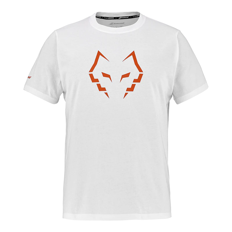 Camiseta Babolat Algodón White/White 2026 J. Lebrón